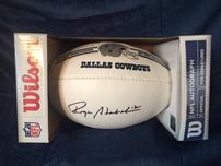 Signed Roger Staubach Football 202//152